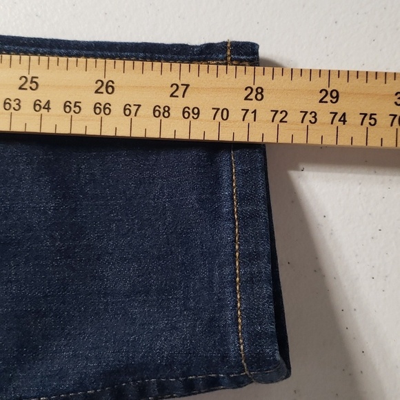 Madewell Women Skinny Jeans 28 High-Rise Tapered Dark Blue Denim Classic Casual - Picture 16 of 16